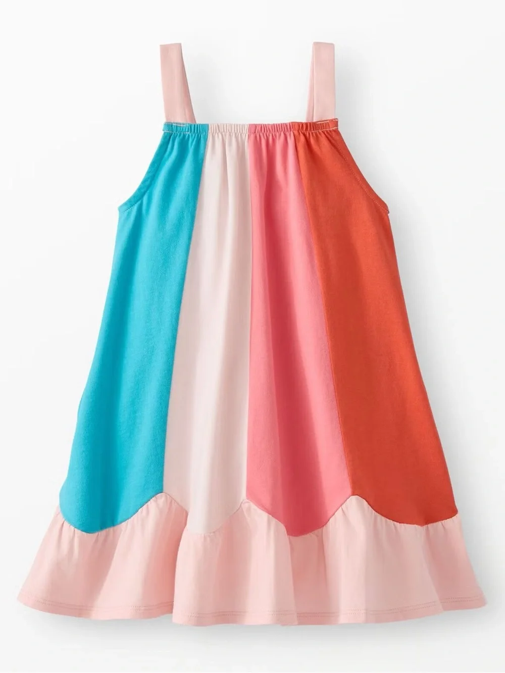 Hanna Andersson Sleeveless Colorblock Swing Dress with Pockets Size 5 (110 cm)